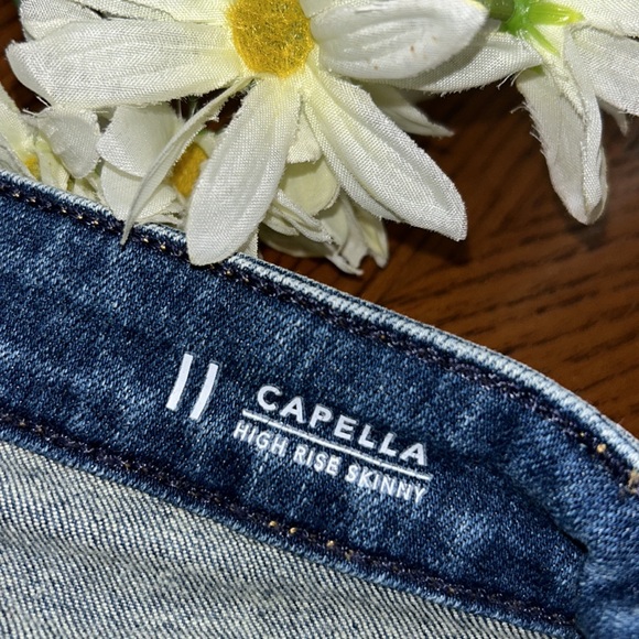 BIG⭐️STAR Nova XVI SKINNY JEANS High Rise CAPELLA Blue💙Size 27🌻 - Picture 4 of 16